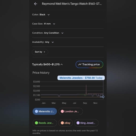 ON SALE! Raymond Weil "The Tango Collection" Classic Timepiece - Picture 6 of 9